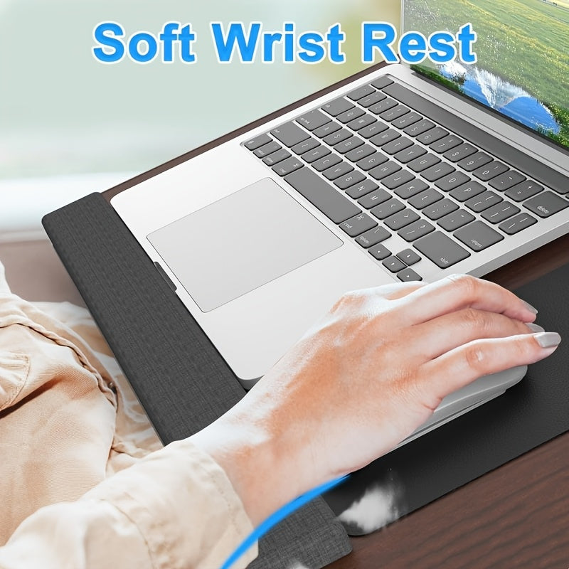 NNETM Wooden Laptop Desk with Mouse Pad