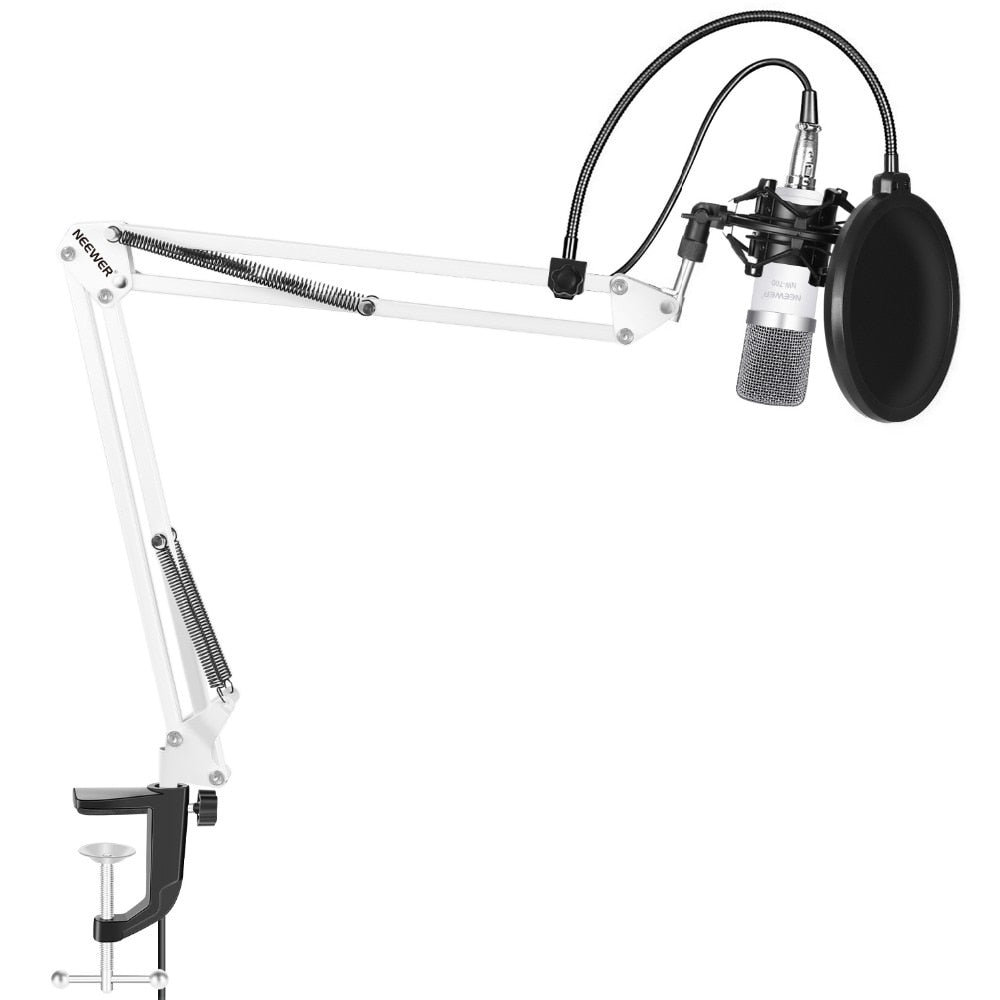 NW-700 Studio Condenser Microphone Kit for PC Karaoke Youtube Professional Recording Broadcast Mikrofon with Stand
